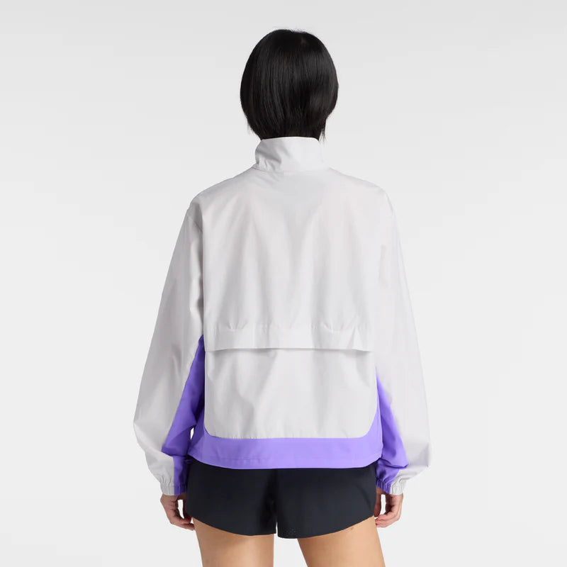 New Balance W Fast Days Jacket Grey Matter