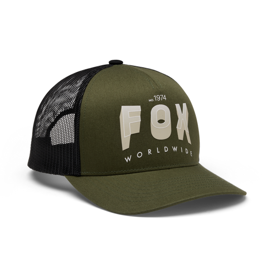 Block Mesh Trucker Hat
