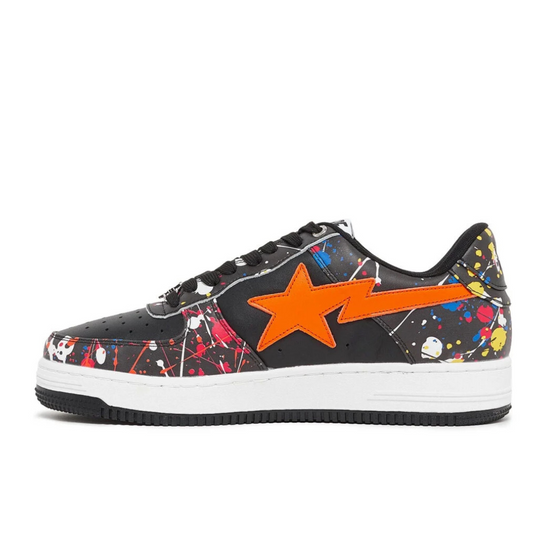 A Bathing Ape Bape Sta Paint Splatter Black