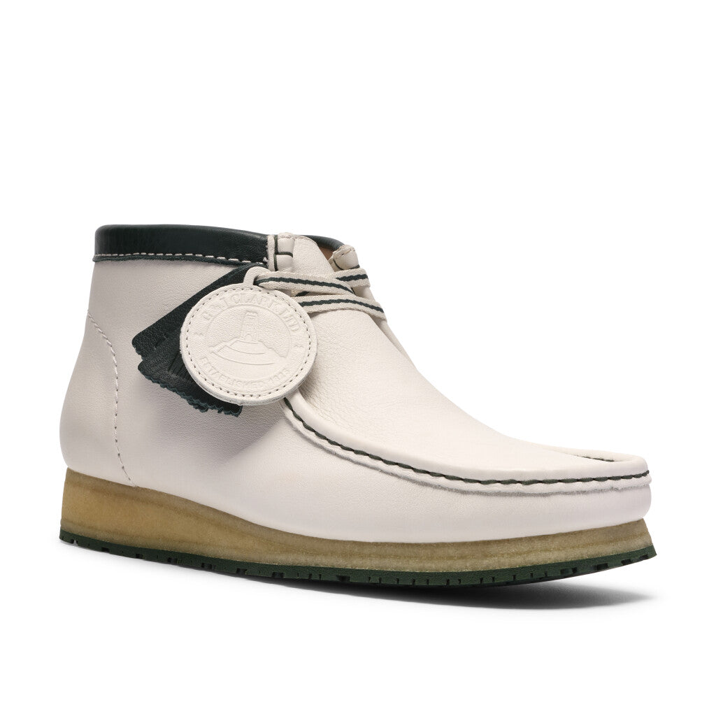 Clarks Men's Walla Boot RB White Leather