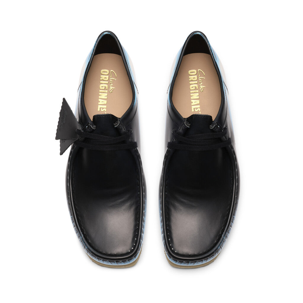 Clarks Men's Wallabee Black Brush Off