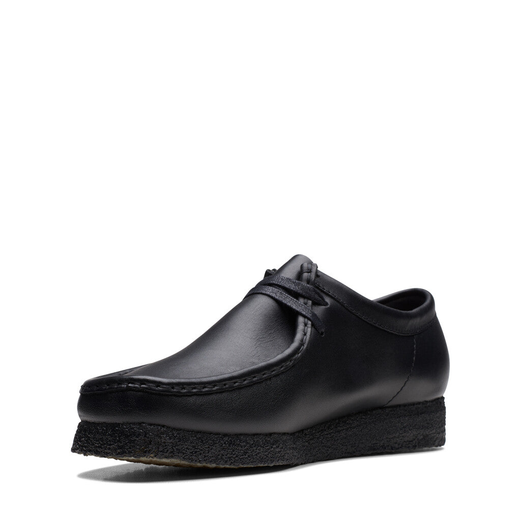 Clarks Men's Wallabee Black Leather