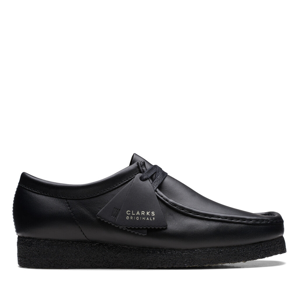 Clarks Men's Wallabee Black Leather