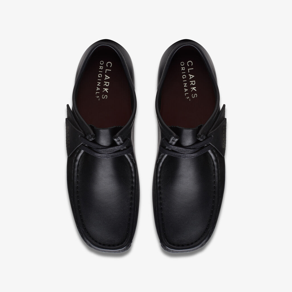 Clarks Men's Wallabee Black Leather