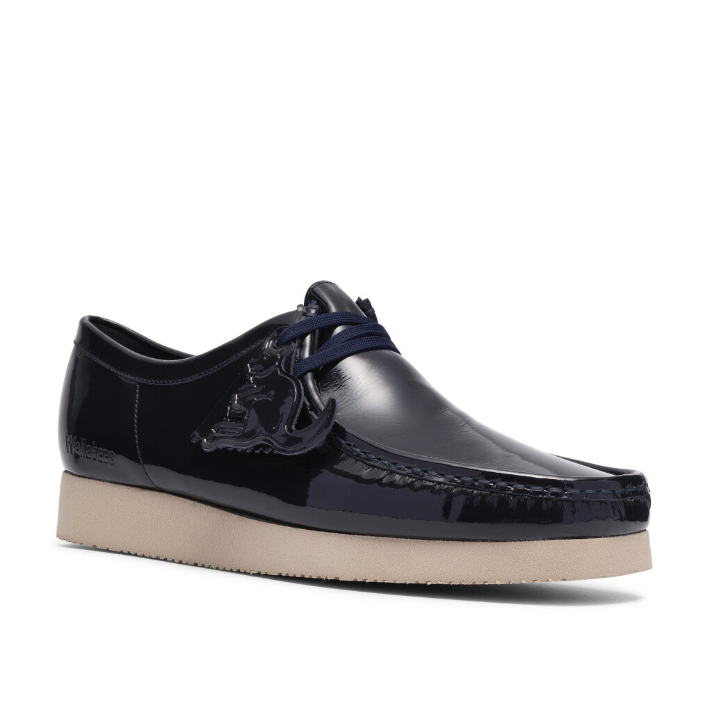 Clarks Men's Wallabee 2604 Navy Patent