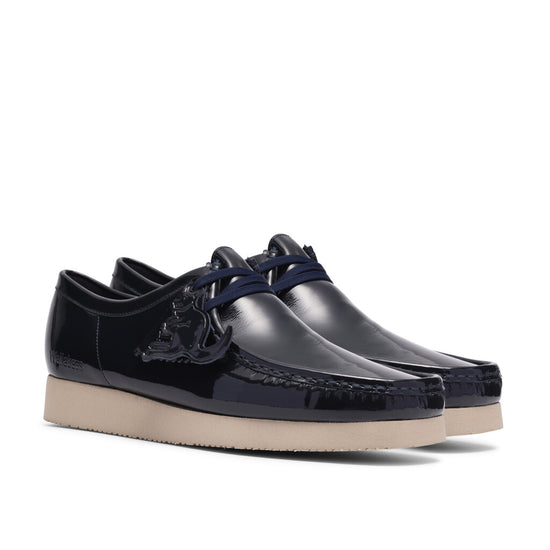 Clarks Men's Wallabee 2604 Navy Patent