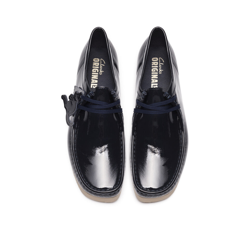 Clarks Men's Wallabee 2604 Navy Patent