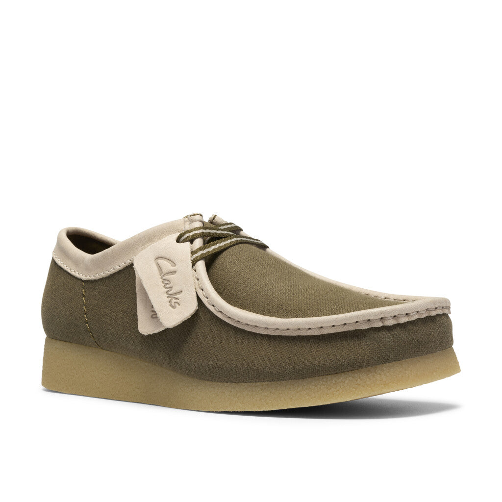 Clarks Men's WallabeeEVO Olive Combi