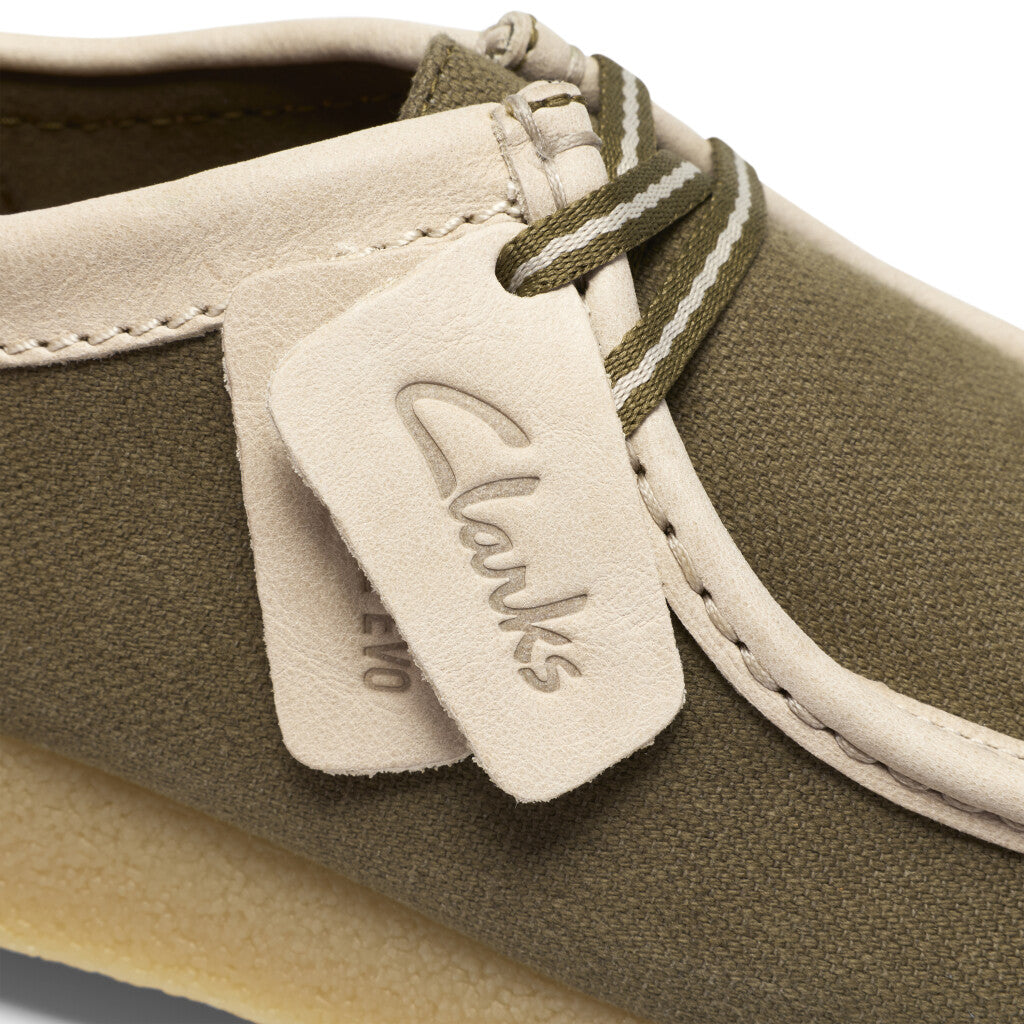 Clarks Men's WallabeeEVO Olive Combi