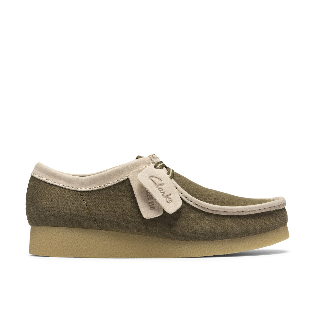 Clarks Men's WallabeeEVO Olive Combi