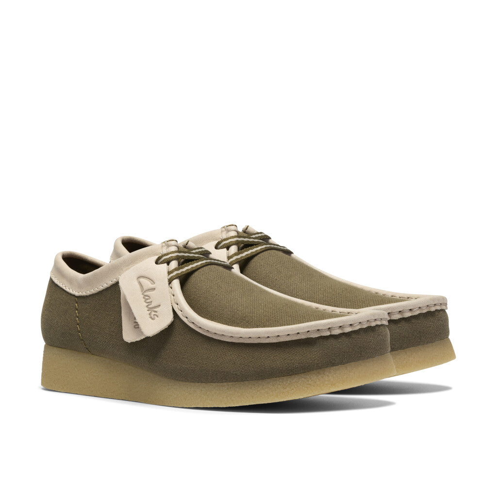 Clarks Men's WallabeeEVO Olive Combi