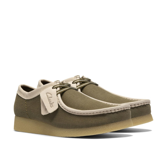 Clarks Men's WallabeeEVO Olive Combi