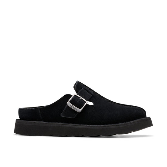 Clarks Women's Solsbury Mule Black Suede