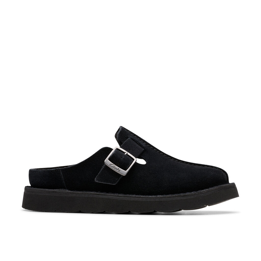 Clarks Women's Solsbury Mule Black Suede
