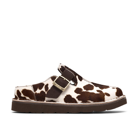 Clarks Women's Solsbury Mule Cow Print