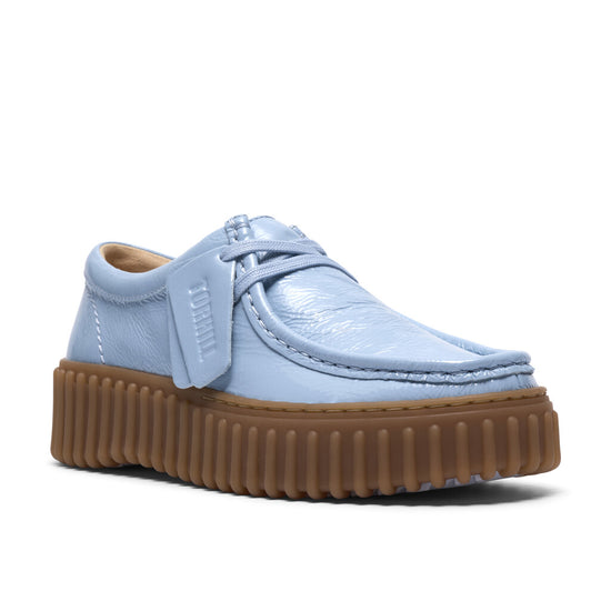 Clarks Women's Torhill Bee Light Blue Patent Leather