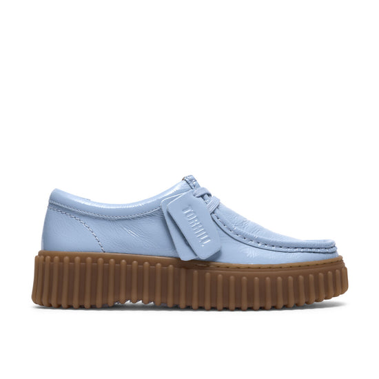Clarks Women's Torhill Bee Light Blue Patent Leather