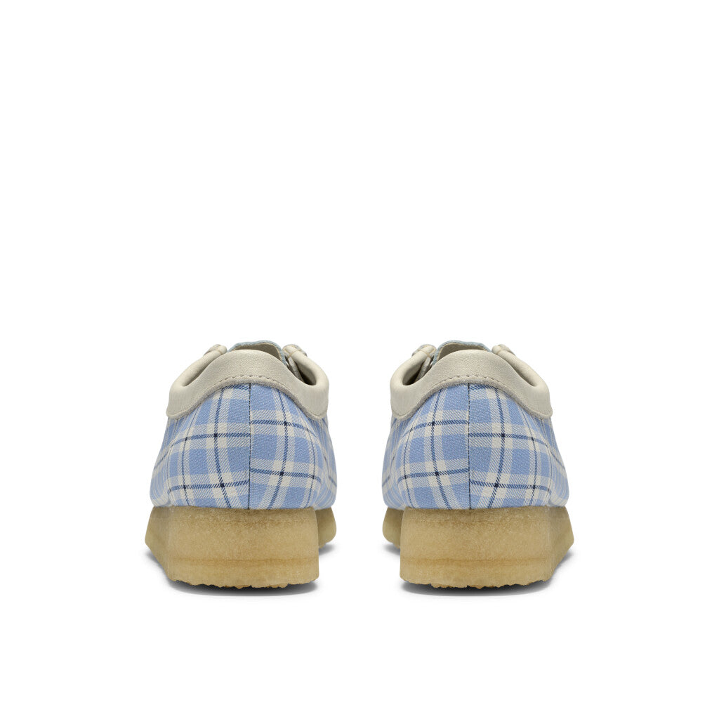 Clarks Women's Wallabee Blue Check