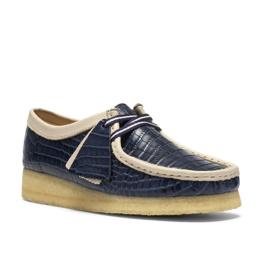 Clarks Women's Wallabee Blue Interest