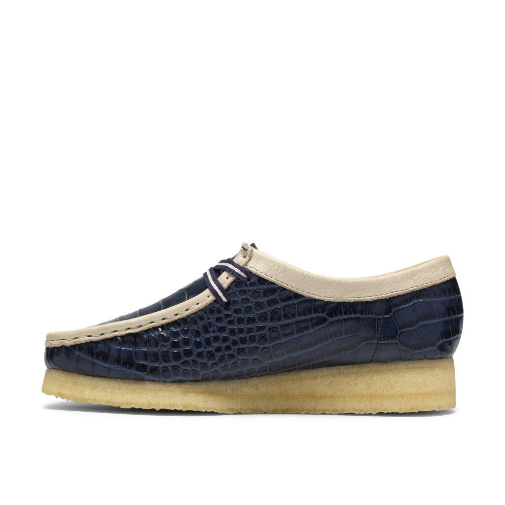 Clarks Women's Wallabee Blue Interest