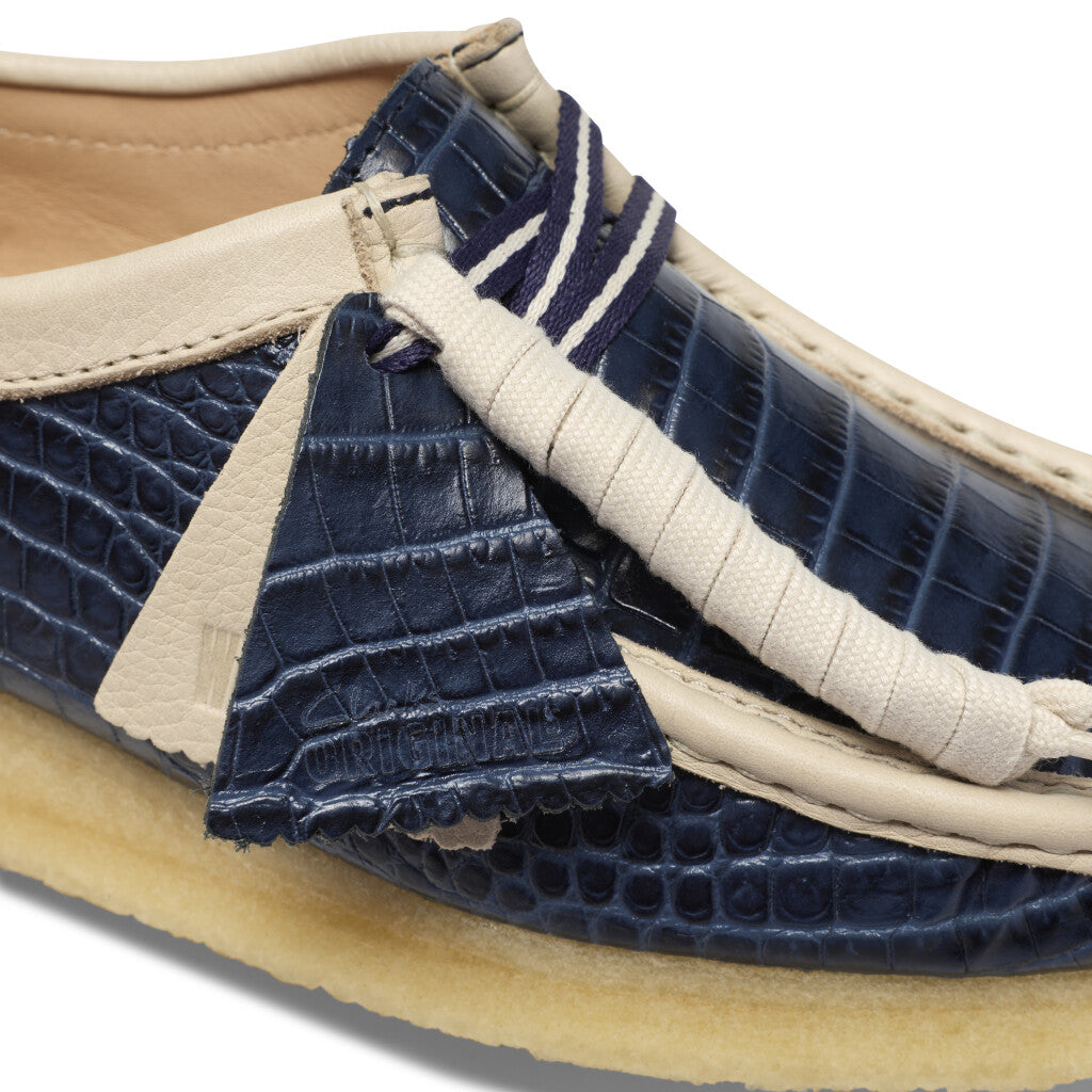 Clarks Women's Wallabee Blue Interest