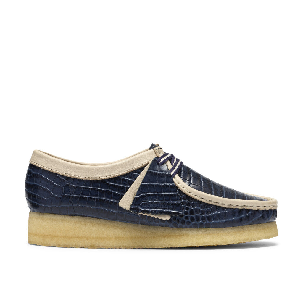 Clarks Women's Wallabee Blue Interest