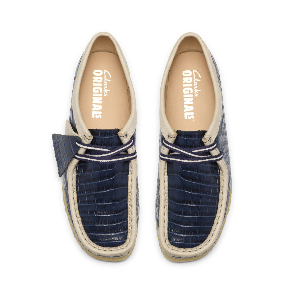 Clarks Women's Wallabee Blue Interest
