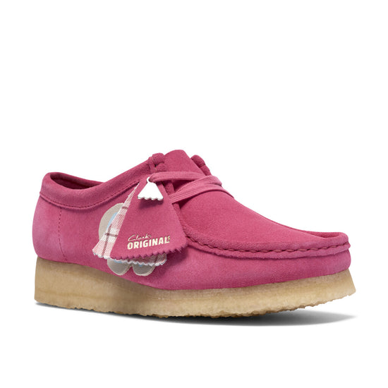 Clarks W Wallabee pink interest