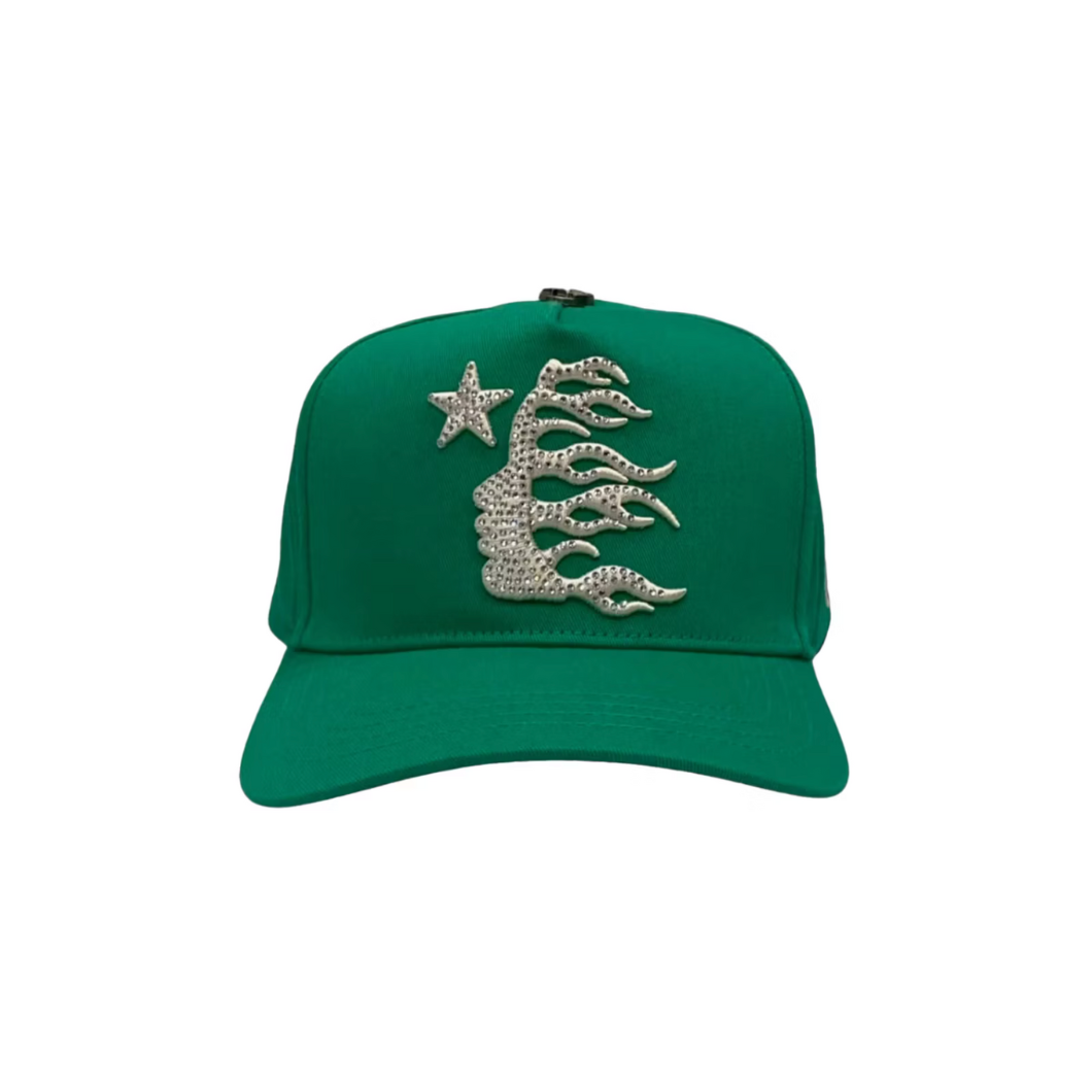 Green Rhinestone Snapback - SN Zürich