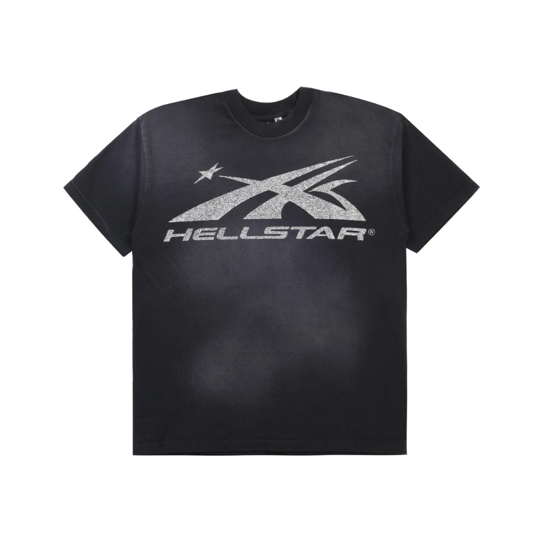 Grey Glitter Sport Logo Tee - SN Zürich