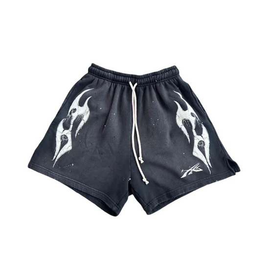 Halloween Sport Logo Shorts Black