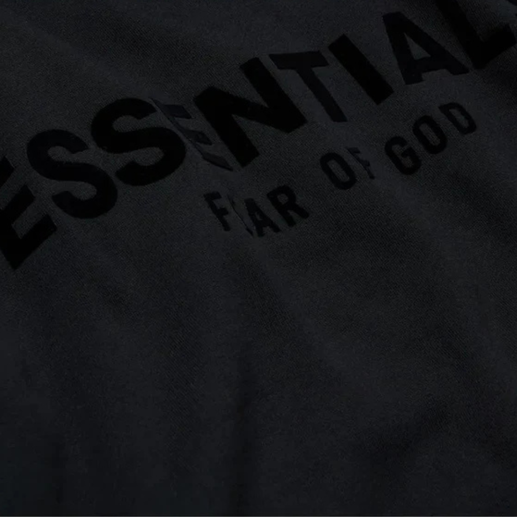 Essentials Hoodie Dark Stretch Limo