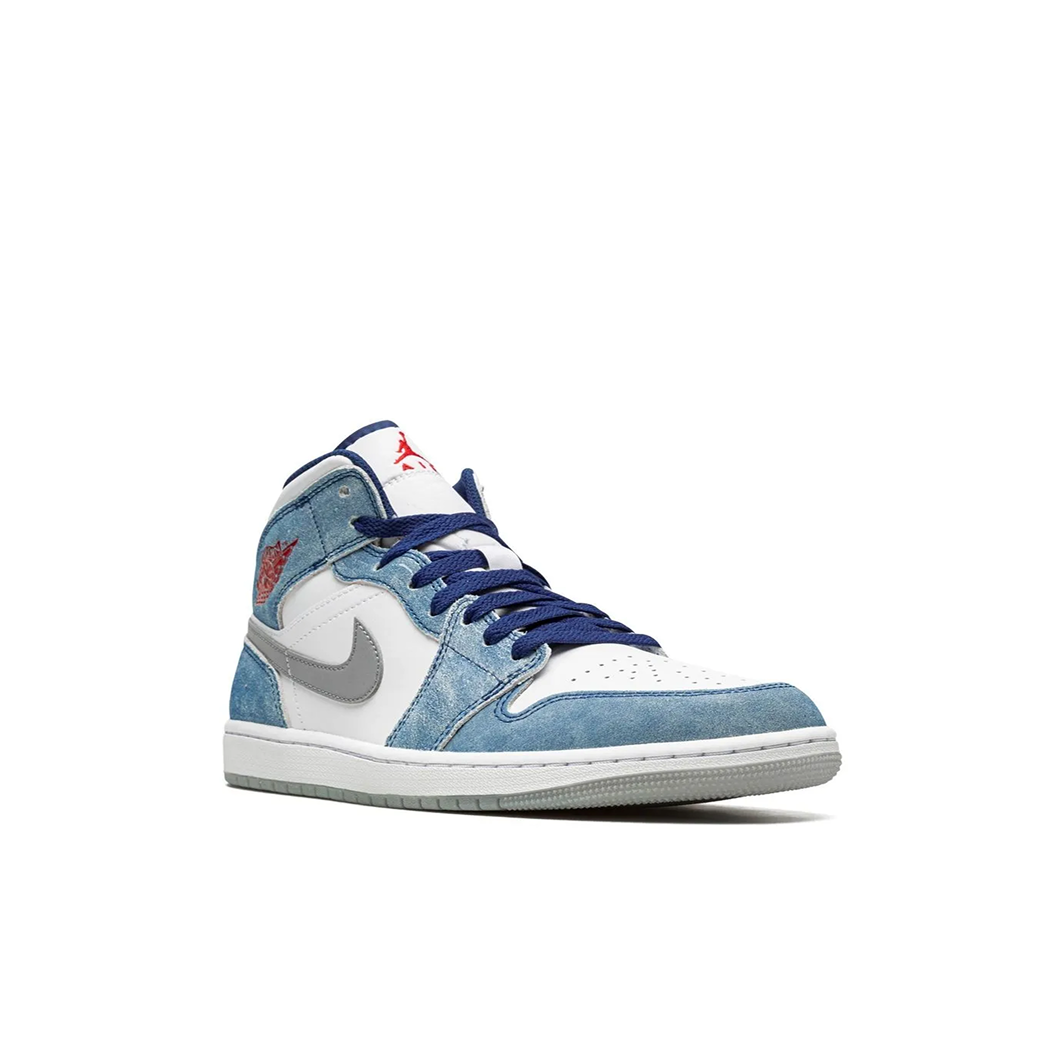 Air Jordan 1 Mid French Blue Fire Red (GS) - SN Zürich