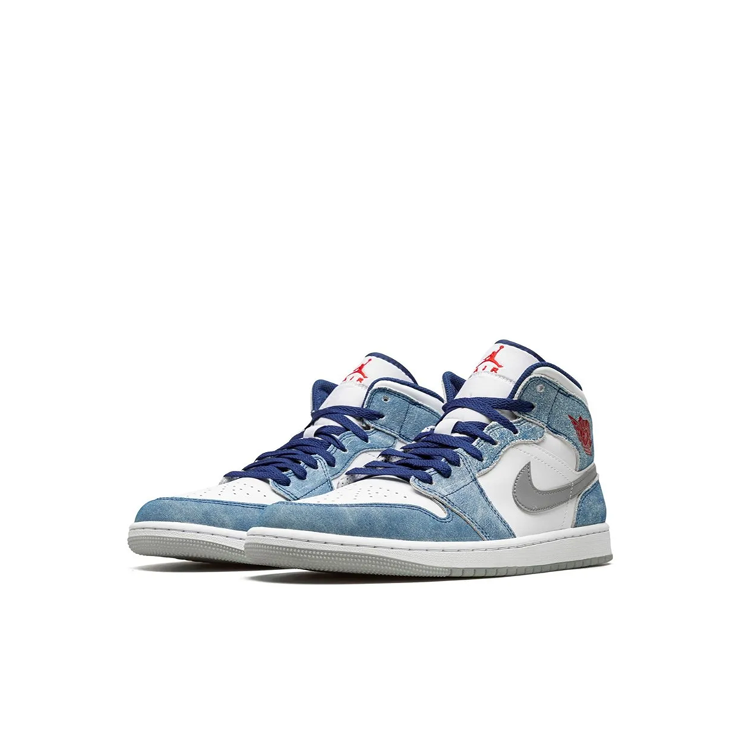 Air Jordan 1 Mid French Blue Fire Red (GS) - SN Zürich