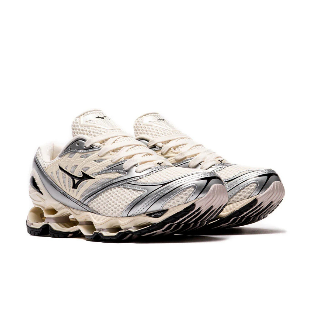 Mizuno Wave Prophecy LS Pristine Black Silver