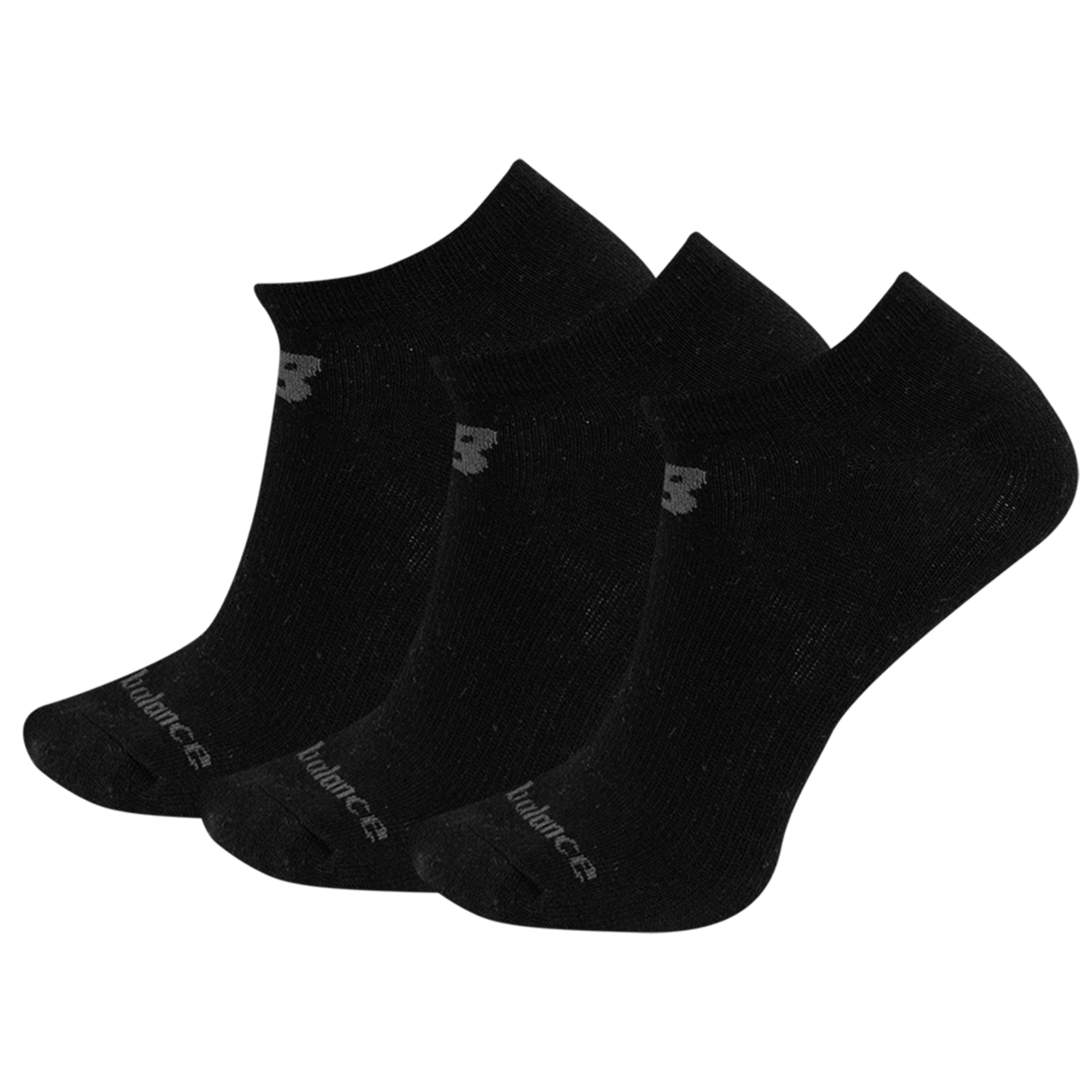 NB PF Cotton Flat Knit No Show Socks 3 Pair