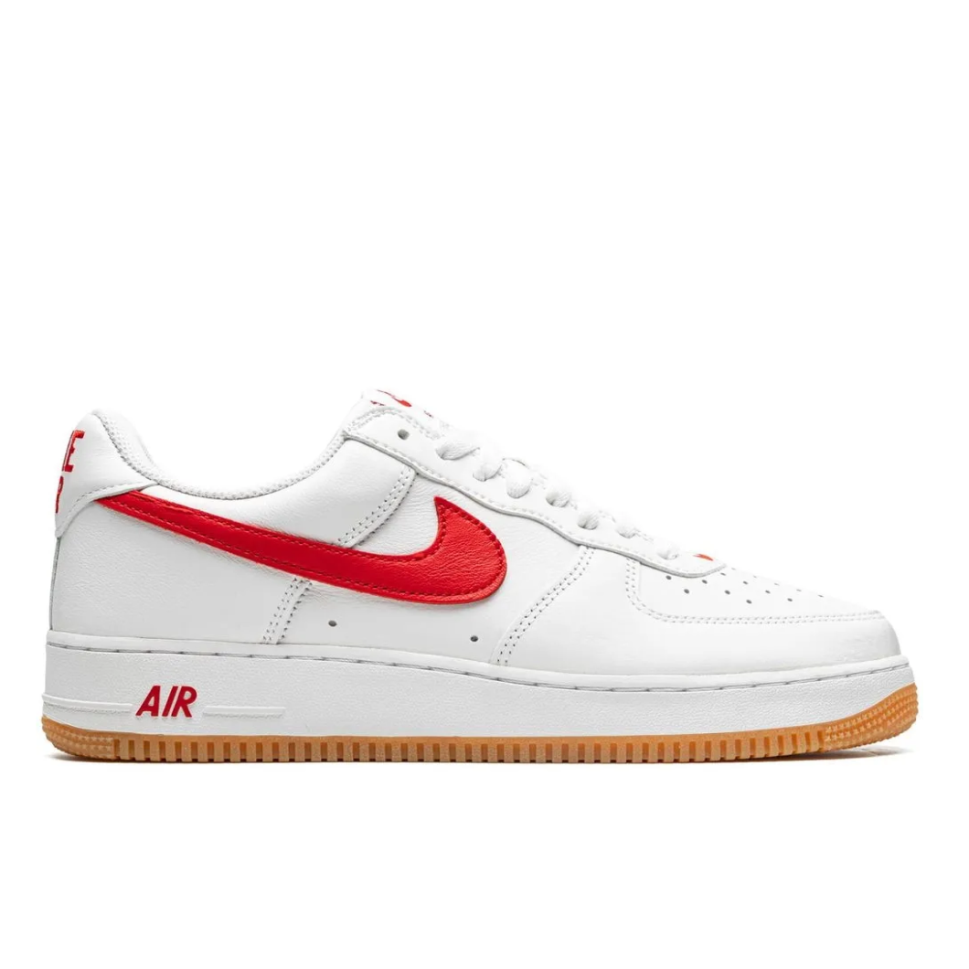 University Red Nike Air Force Weis Rot Air Force Color Of The