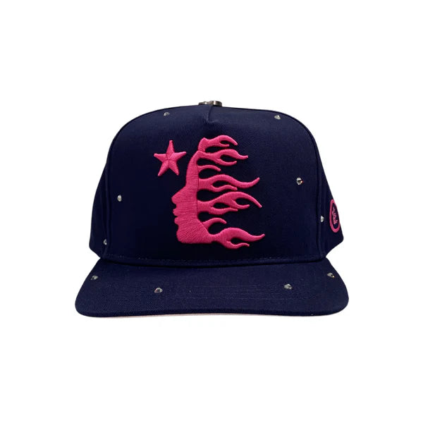 Navy Rhinestone Snapback - SN Zürich