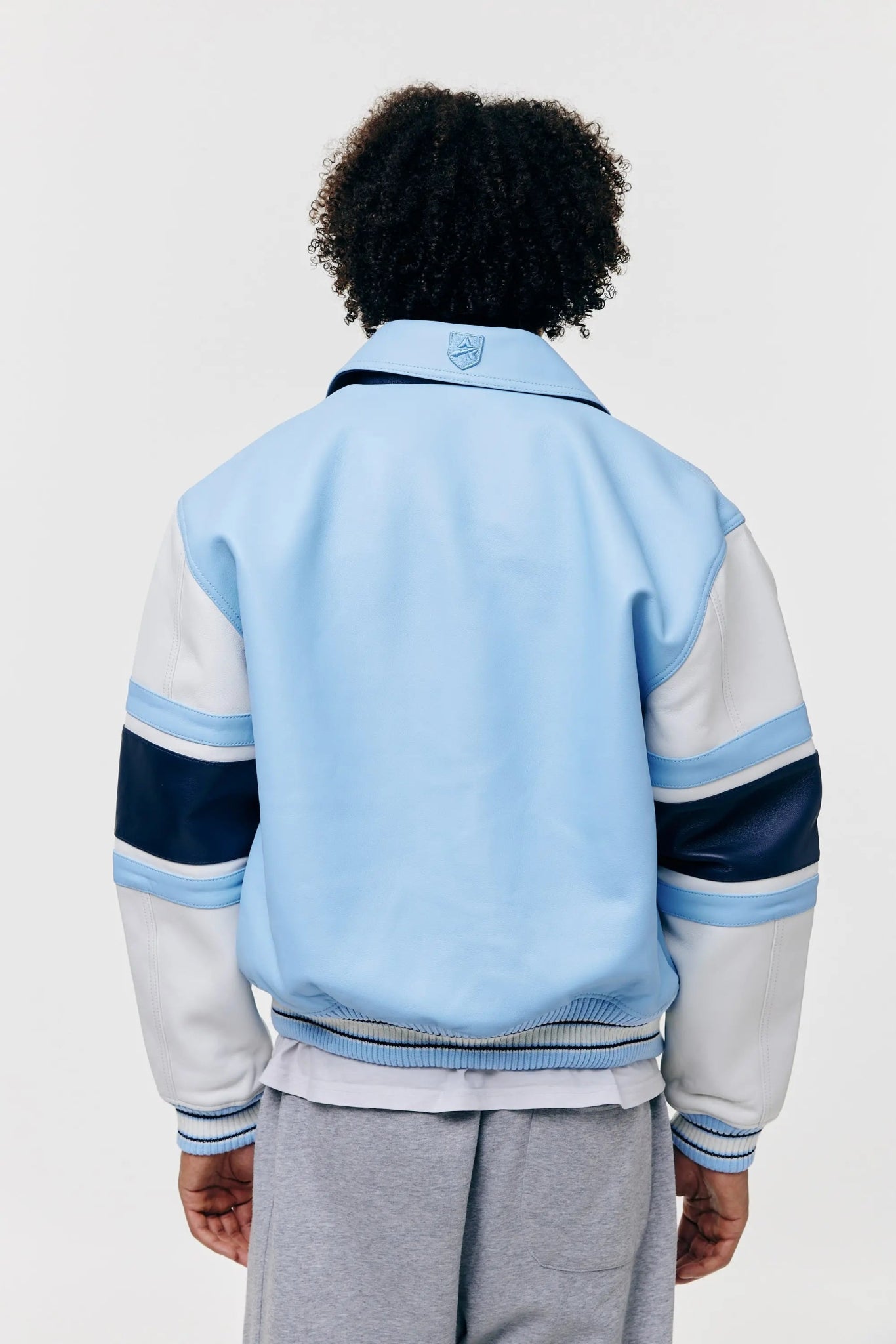 AVIREX The Legend Lederjacke - Carolina Blue - SN Zürich