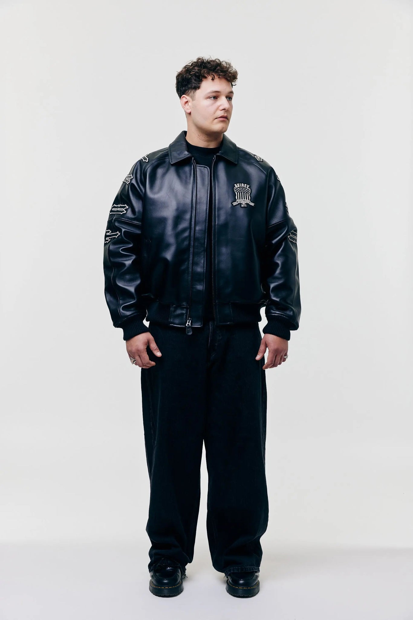 AVIREX x TRAPSTAR Lederjacke - Black - SN Zürich