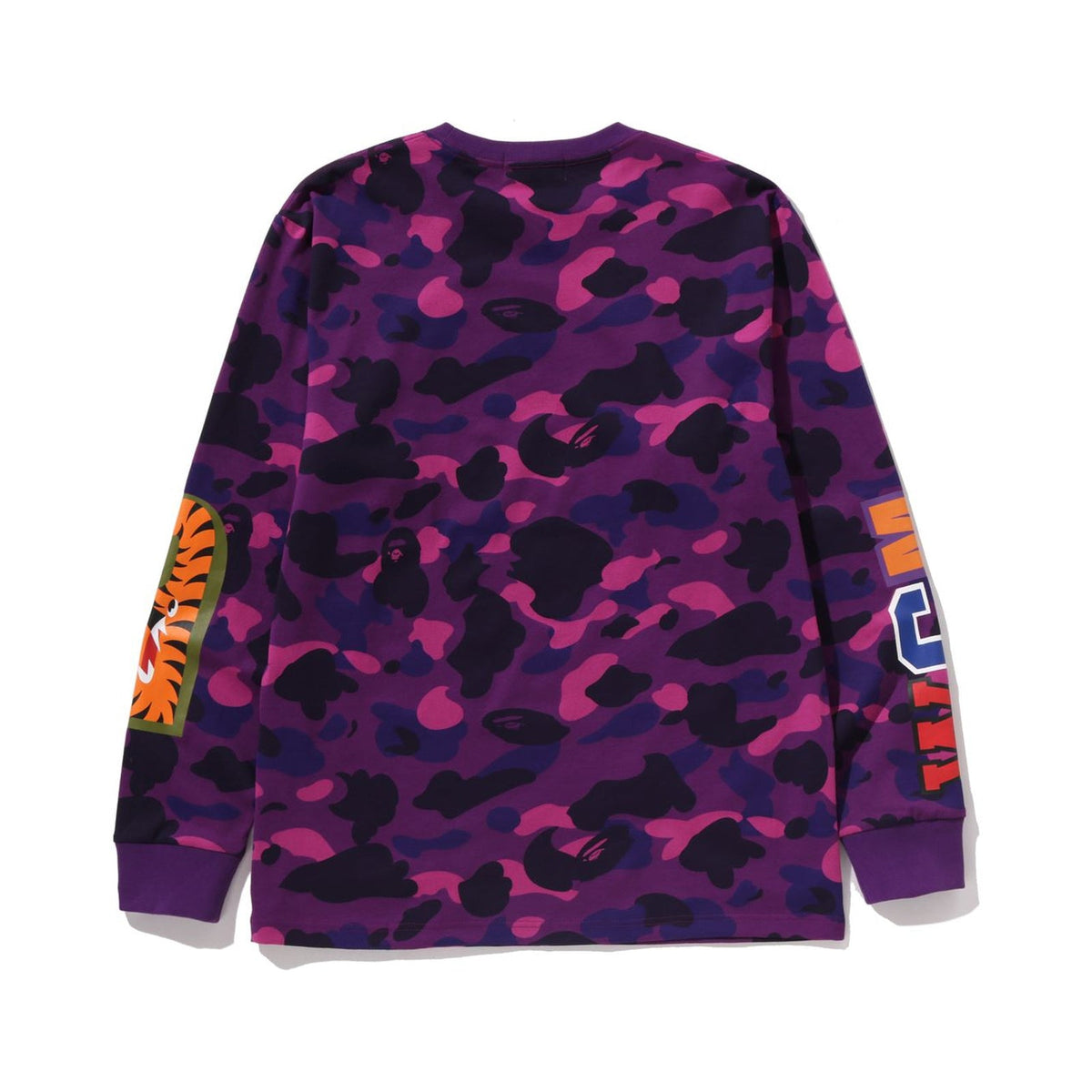 BAPE COLOR CAMO SHARK LS TEE – PURPLE, Produktansicht 2