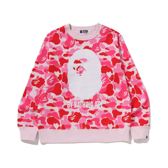 BAPE ABC Camo By Bathing Ape Crewneck Sweatshirt – Pink