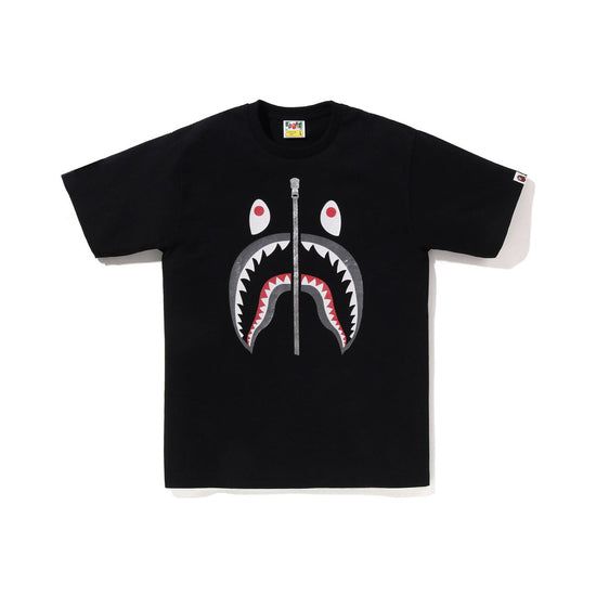 BAPE Glitter Shark Tee – Black