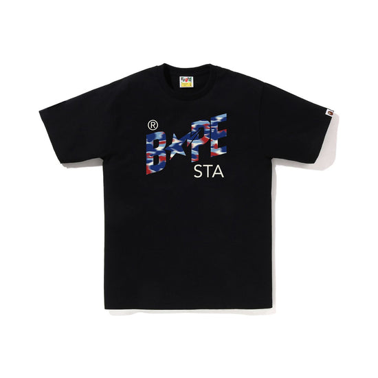 BAPE Screen Camo BAPE STA Tee – Black