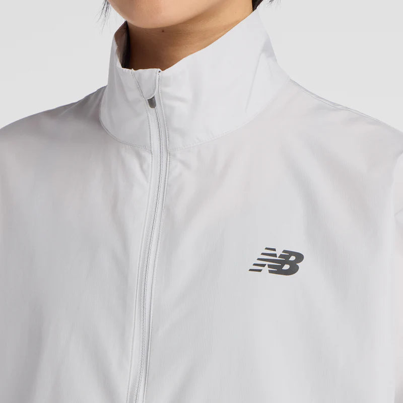 New Balance W Fast Days Jacket Grey Matter