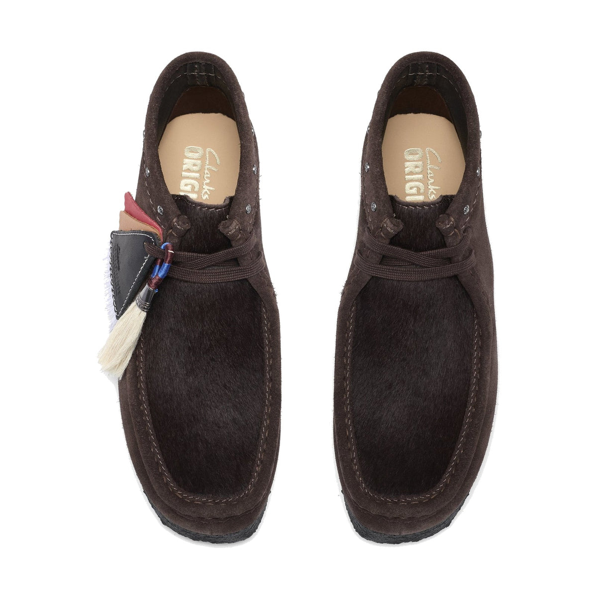 Clarks Wallabee Boot Brown Interest – Draufsicht