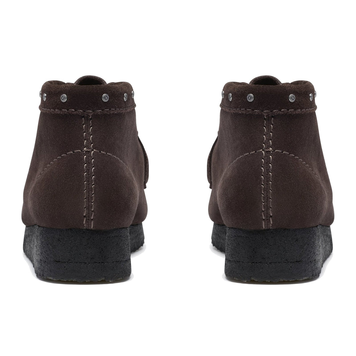 Clarks Wallabee Boot Brown Interest – Fersenansicht