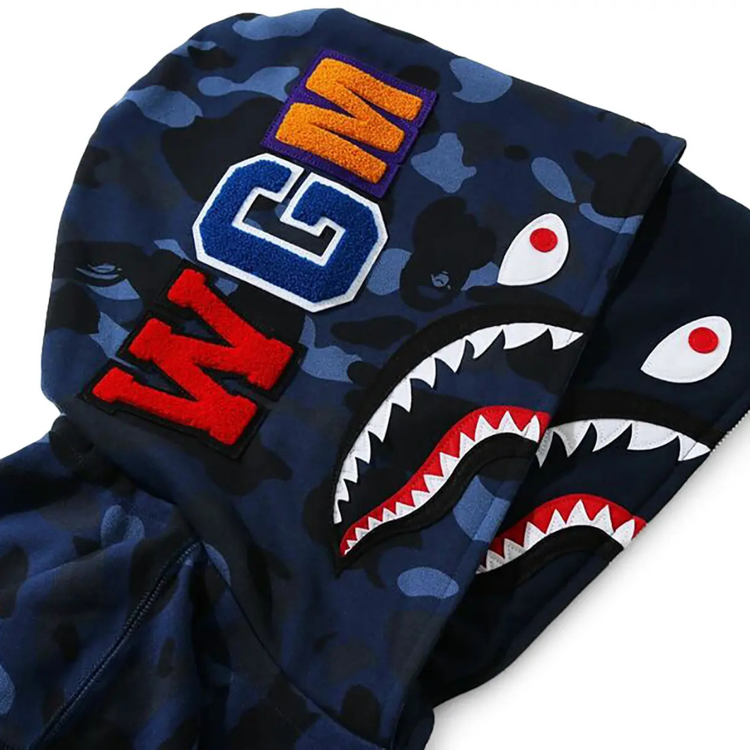 BAPE Color Camo Shark Full Zip Hoodie