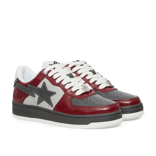 A Bathing Ape Bape Sta Nostalgic Burgundy Grey