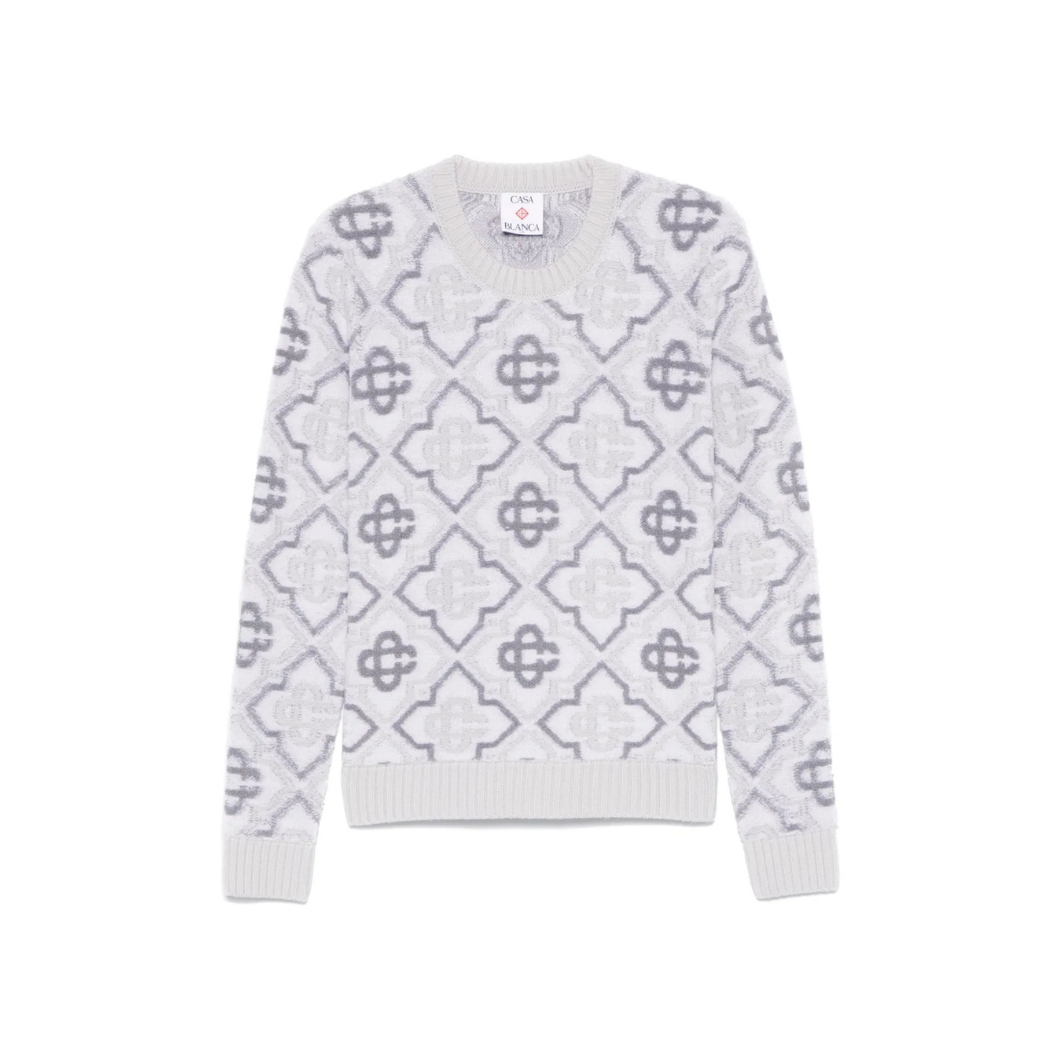 Casablanca Monogram Crew Knit Pullover